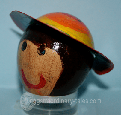 Annette C-B's beautiful rainbow hat