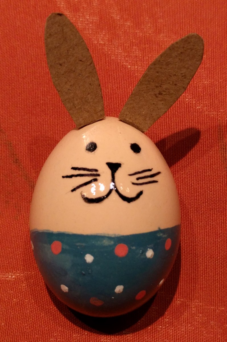 bunny egg with ears